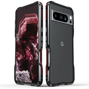 LUPHIE För Google Pixel 8 Pro Skal Metall Bumper Skyddande Telefonram Överdrag.