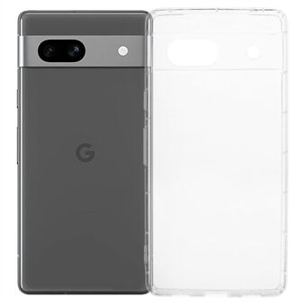 För Google Pixel 7a klart TPU-skal med airbagsskydd skyddande telefonfodral (exakt linstöd)