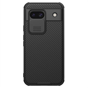 NILLKIN CamShield Pro för Google Pixel 8a Magnetiskt skal TPU+PC Telefonfodral med skjutbar kameraskydd.