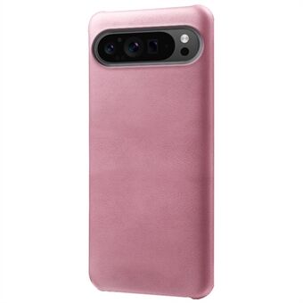 För Google Pixel 9 Pro XL Calf Texture Case PU-läder + PC Mobilskydd