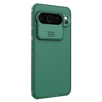 NILLKIN Camshield Pro Series för Google Pixel 9 Pro XL mobiltelefonskal PC+TPU-fodral med skjutkamera-skyddare