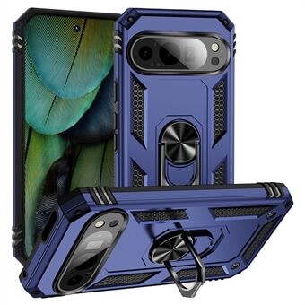 För Google Pixel 9 / Pixel 9 Pro-skal Repfritt PC+TPU Ställbart Telefonfodral