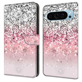 För Google Pixel 9 Pro XL Case PU-läder 3D-mönster Vändbar Bokliknande Plånboksfodral för telefonen