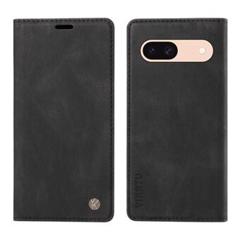 YIKATU YK-004 för Google Pixel 8a Skal Skin-touch Läder Magnetisk Absorption Telefonfodral