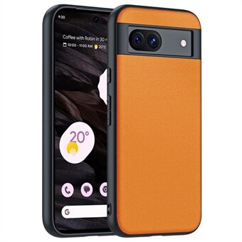 För Google Pixel 8a-fodral, ultratunt PU-läderbelagt PC-telefonfodral.