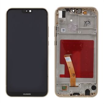 LCD Screen and Digitizer Assembly + Frame Replacement Part for Huawei P20 Lite / Nova 3e