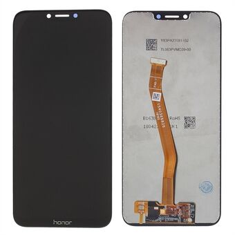 OEM LCD-skärm och digitaliseringsenhet + rambyte till Huawei Honor Play - Svart