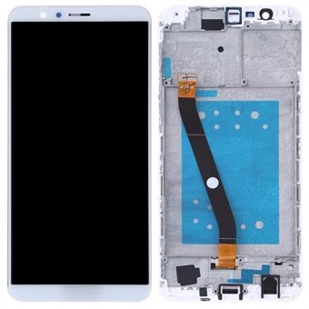 För Huawei Honor 7X Grade C LCD-skärm och digitaliseringsenhet + ramersättningsdel (utan logotyp)