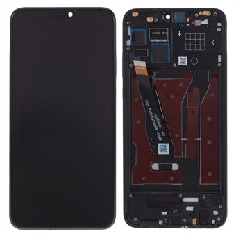 För Huawei Honor 8X Grade C LCD-skärm och digitaliseringsenhet + ramersättningsdel (COG Technology) (utan logotyp)