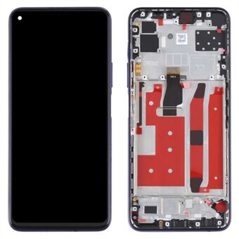 För Honor 30S / Huawei nova 7 SE / P40 Lite 5G Grade B LCD-skärm och digitizer-församling + ram (utan logotyp)