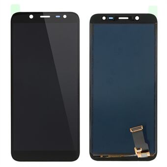 Reparationsdel för LCD-skärm och digitaliserare för Samsung Galaxy J6 (2018) J600 med skärmljusstyrka IC - Svart