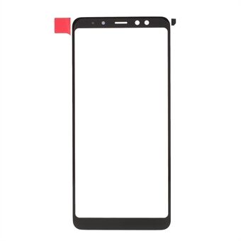 OEM Front Screen Glas Lins Ersättningsdel för Samsung Galaxy A8 + (2018) A730 - Svart