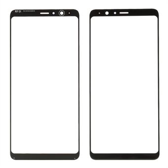 Front Screen Glas Lins Ersättningsdel för Samsung Galaxy A8 Star / A9 Star - Svart