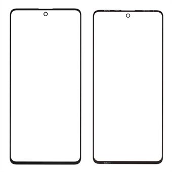 Yttre Front Screen Glas Lins Ersättningsdel För Samsung Galaxy A71 SM-A715 - Svart