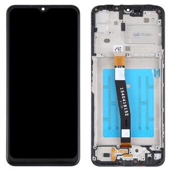 För Samsung Galaxy A22 5G (USA-version)/(EU-version) A226 Grade C LCD-skärm och digitaliseringsenhet + ram (utan logotyp)