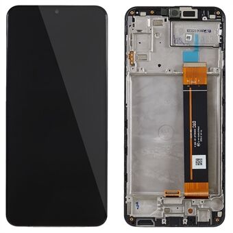 För Samsung Galaxy A23 4G A235 Grade S OEM LCD-skärm och digitaliseringsenhet + ramdel (utan logotyp)