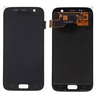 LCD Skärm och Digitaliseringsenhet Reparation Del med Fingeravtrycksknappmatta [TFT Version] för Samsung Galaxy S7 G930 - Svart