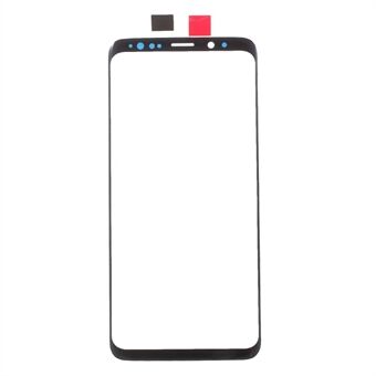 För Samsung Galaxy S9 SM-G960 Front Screen Glas Lins Ersättningsdel - Svart