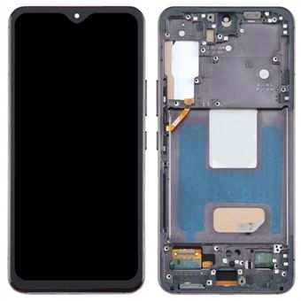 För Samsung Galaxy S22 5G S901 Grade C LCD-skärm och digitizer-montering + ramdel (TFT-teknik) (utan logotyp)