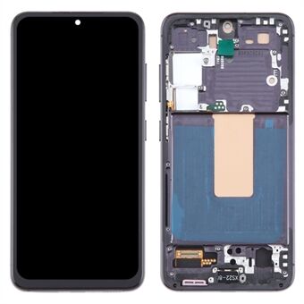 För Samsung Galaxy S23 S911 Grade C LCD Skärm och Digitizer Montering + Ramdel (TFT Teknik) (Utan Logotyp) - Svart