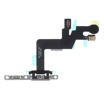 OEM Power Switch Button Flex-kabel med metallplatta för iPhone 6s Plus 