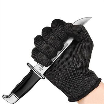 MH-F105 1 par polyester + Steel 5-nivås skärtåliga handskar Handskydd Helfingerhandskar