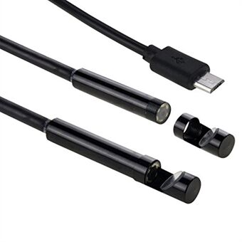 2m mjuk kabel AN97 Vattentät Micro USB Endoskop Snake Tube Inspektionskamera för Android-telefon med OTG