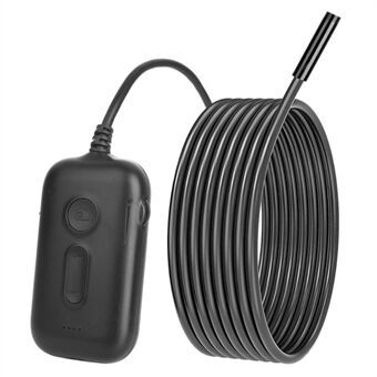 Y15 5,5 mm Enkel Lins WiFi Endoskop HD Pipeline Vattentät Inspektionskamera, 10m Styv Kabel