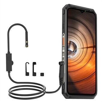 ULEFONE uSmart E02 Endoskop Dual Camera Borescope Scope Camera för Power Armor 19 / 18T / 18 / 16 Pro / 13 / Armor 9 / 9E