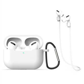 Silikonfodral + hörlursnodd + bärbar krok för Airpods Pro