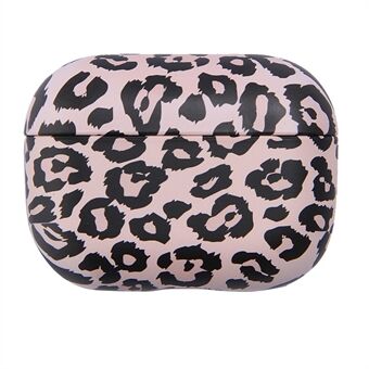 Leopard/ Zebra PU-läderbelagd + PC-hörlurar Skyddsfodral för Apple AirPods Pro