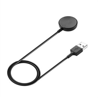 Universal USB-laddningsdockkabel för Samsung Galaxy Watch3 41mm R840 / 45mm R850 / Galaxy Watch Active/ Active2 - Svart