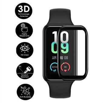 För Huami Amazfit Band 7 1Pc 3D Watch Screen Protector Black Edge PET+PPT Anti- Scratch film