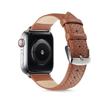 Äkta läderklockarmband för Apple Watch Series 6 SE 5 4 40mm / Series 3 2 1 38mm