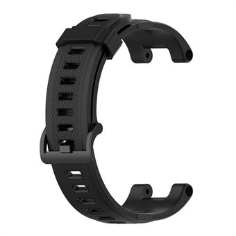 Silikonarmband till Huami Amazfit T-Rex/Amazfit T-Rex Pro - Svart