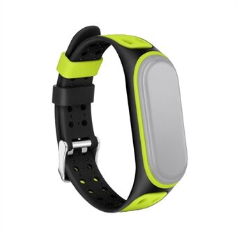 Tvåfärgad silikonarmbandsrem för Xiaomi Mi Band 5