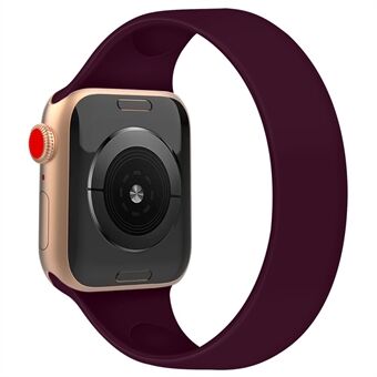 Silikon Smart Watch-ersättningsrem för Apple Watch Series 4/5/6 / SE 44mm / Apple Watch Series 1/2/3 42mm