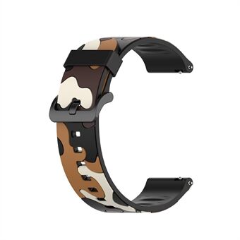 20 mm kamouflagestil silikonarmband för Garmin vivoactive 3 / Forerunner 245