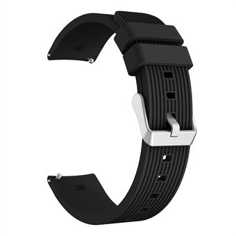 Pinstriped Silicone Smart Watch Band för Samsung Galaxy Watch3 41mm