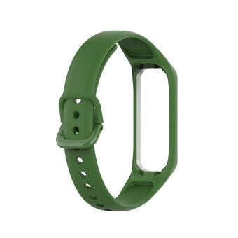 Integrerat ramfodral Silikon klockarmband för Samsung Galaxy Fit 2 SM-R220