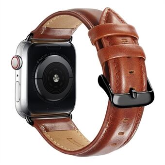 Äkta läder Smart Watch Band för Apple Watch 1 (42mm) / 2 (42mm) / 3 (42mm) / 4 (44mm) / 5 (44mm) / 6 (44mm) / SE (44mm)