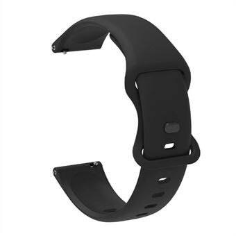 Silikonarmband Justerbar handledsrem 20mm för Samsung Huawei Amazfit Smart Watch