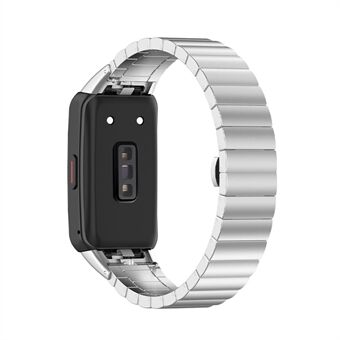 En pärla i rostfritt Steel , utbytesarmband för klockarmband för Huawei Band 6 / Honor Band 6 - Silver