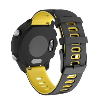 Dubbelfärgad 22 mm bredd Quick , utbyte av snabbkopplingsgummirem för Garmin Vivoactive 4 / Venu 2 / Huawei Watch 3