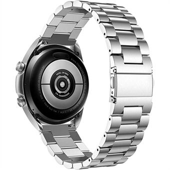 JLT 22mm tre pärlor i rostfritt Steel klockband Metal Heavy Watch Platt armband Rem för Samsung Galaxy Watch3 45mm