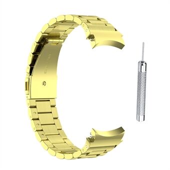 3 Beads Smart Watch Band för Samsung Galaxy Watch 5 / Watch 5 Pro / Watch4 Classic 46mm / 42mm / Watch4 44mm / 40mm, Ersättningsarmband i rostfritt Steel