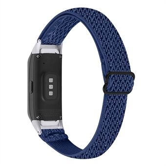 Justerbart sportklockaband i nylon, flätat vävt ersättningsband för Samsung Galaxy Fit R375