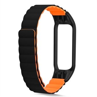 Silikon magnetiskt sugarmband Ersättningsarmband för Xiaomi Mi Band 5/6