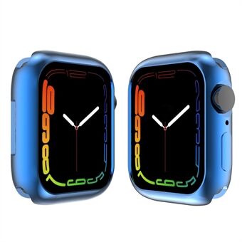 Dammtät galvanisering TPU skyddande klockramsfodral för Apple Watch Series 7 45 mm