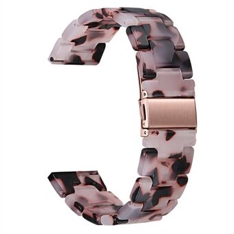 För Fossil Gen 5 Carlyle / Julianna / Garrett / Carlyle HR 22mm Smart Watch Band Resin Handledsrem